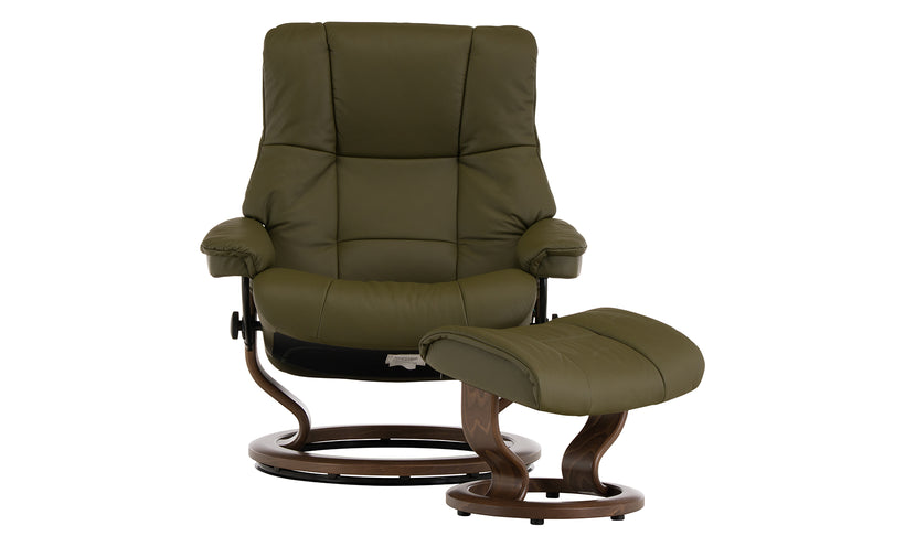 Stressless Mayfair Chair and Ottoman (Large)
